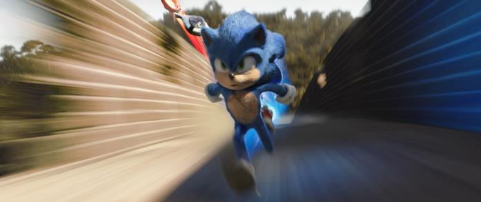 Sonic il Film personaggio Sonic il Film corsa