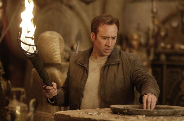 Un'immagine di Nicolas Cage ne Il Mistero dei Templari