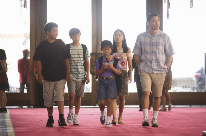 Un'immagine di Fresh Off The Boat La famiglia protagonista di Fresh Off Boat