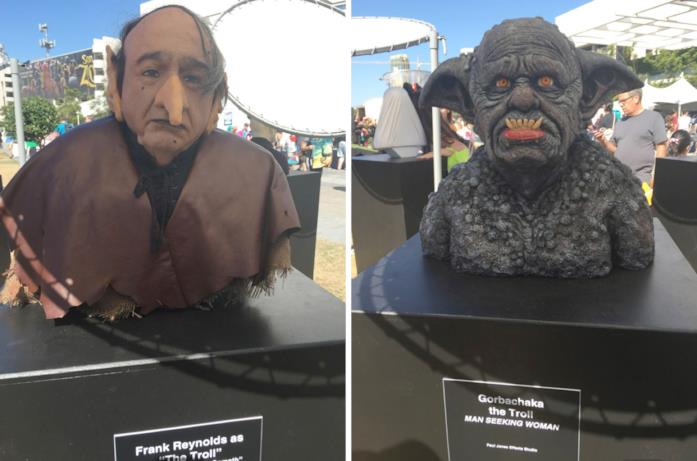 Le statue al Comic-Con di San Diego Le statue di The Troll
