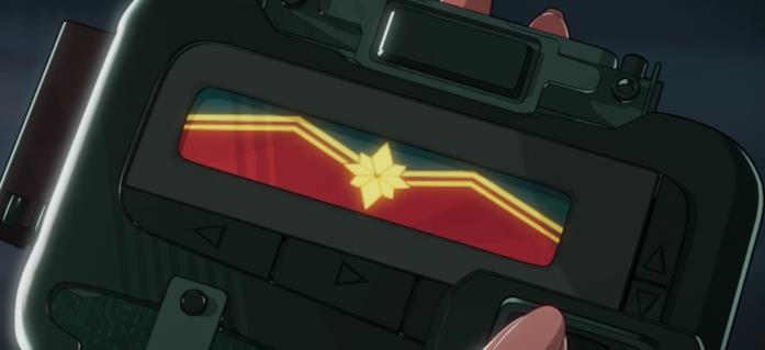 What If...? il riferimento a Captain Marvel Il logo di Captain Marvel