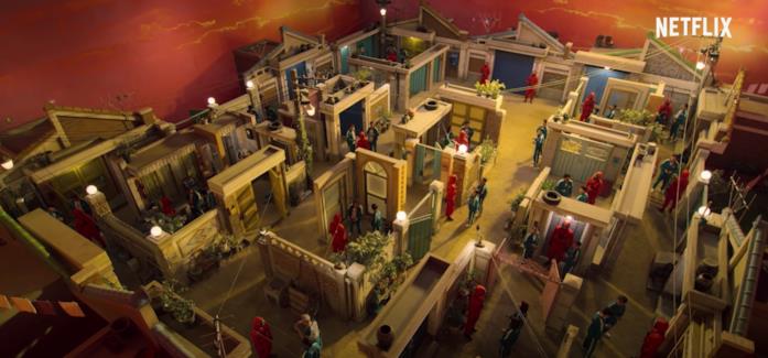 Squid Game: i giochi della serie TV Un quartiere coreano riprodotto in Squid Game