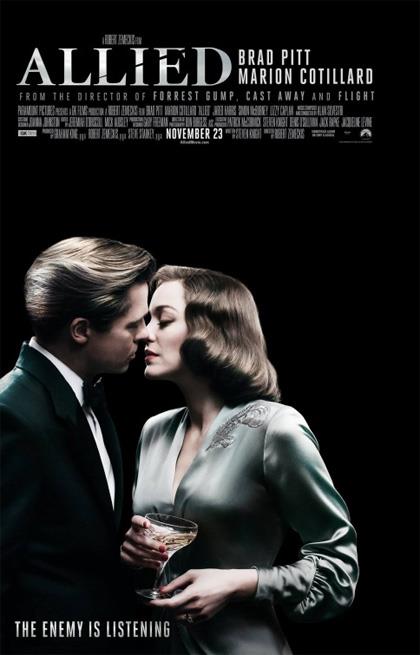 La recensione di Allied La recensione di Allied con Brad Pitt e Marion Cotillard