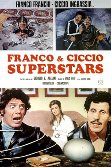 Poster Franco e Ciccio superstars