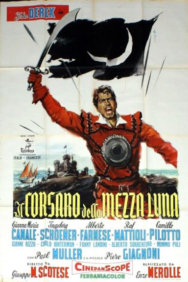 Poster Il corsaro della Mezza Luna