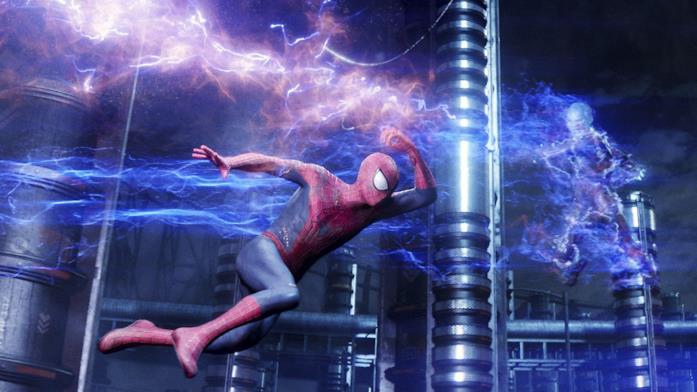 Electro vs Spider-Man alla centrale elettrica