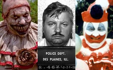 John Wayne Gacy e il clown di AHS: Freak Show John Wayne Gacy e Twisty, il clown di AHS: Freak Show