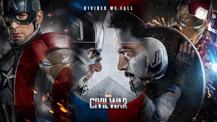 Capitan America e Tony Stark in Civil War