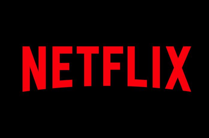 Il logo di Netflix Il logo di Netflix rosso con uno sfondo nero