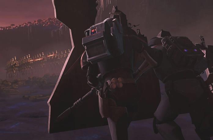Una scena dell'episodio The Bad Batch di The Clone Wars