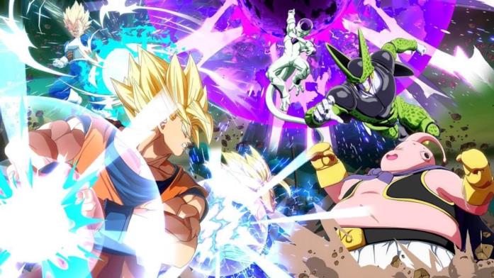 Alcuni dei lottatori presenti in Dragon Ball FighterZ
