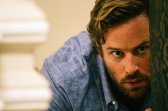 Armie Hammer in una scena del film
