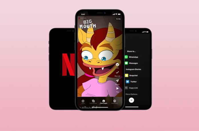 Immagine promozionale della funzione Risate Lampo di Netflix
