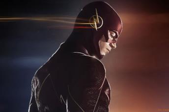 Grant Gustin nei panni di The Flash