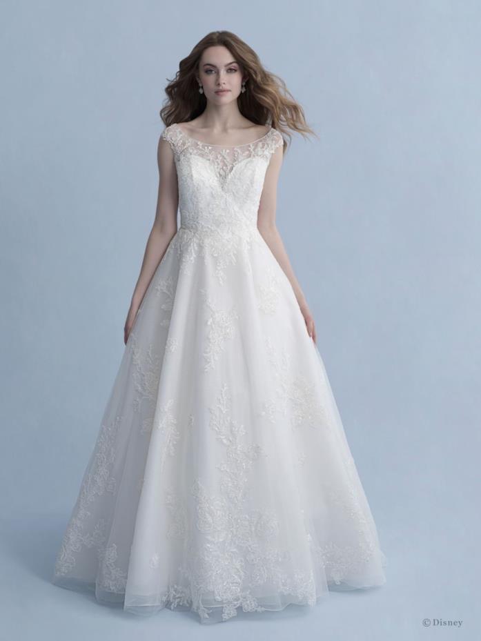 Vestito da sposa Biancaneve Abito da sposa Allure Bridals ispirato a Biancaneve