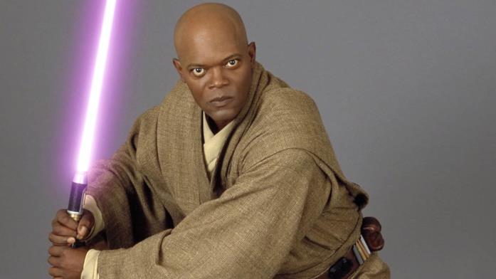 Perché la spada laser di Windu è viola? Samuel L. Jackson è Mace Windu