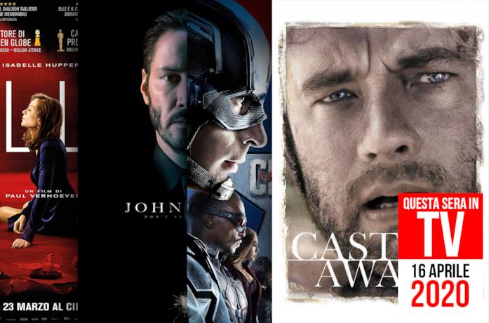 Film in TV 16 aprile 2020