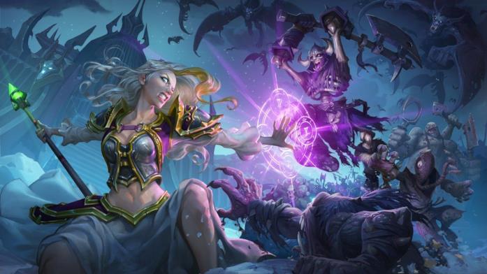 Un'immagine promozionale di Hearthstone: Cavalieri del Trono di Ghiaccio