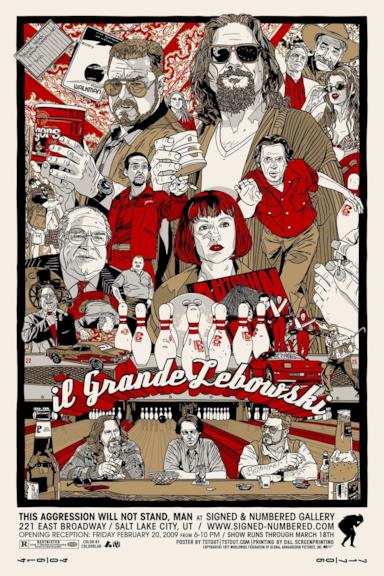 Poster Il grande Lebowski