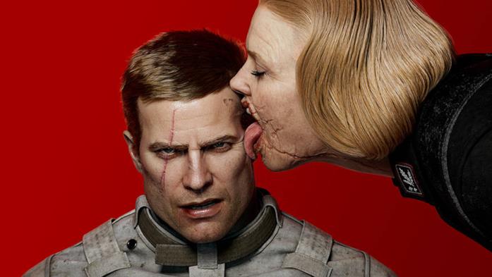 Cosplayer a tema Wolfenstein II