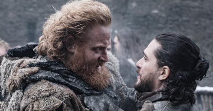 Game of Thrones: l'amore di Tormund per Brienne spiegato da Kristofer Hivju Kristofer Hivju e Kit Harington in Game of Thrones 8x04