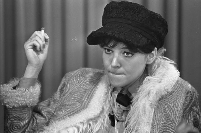 Anna Karina in una foto d'archivio
