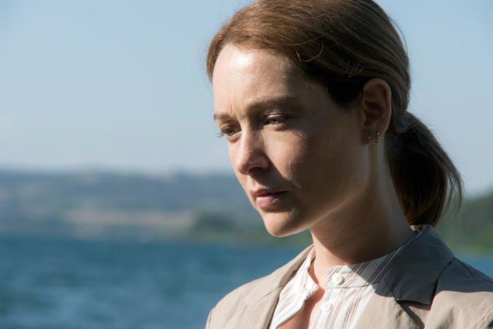 Un primo piano di Cristiana Capotondi in una scena del TV movie Chiara Lubich