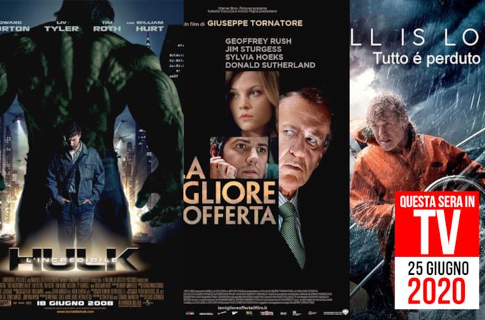 Film oggi in TV: 25 giugno 2020