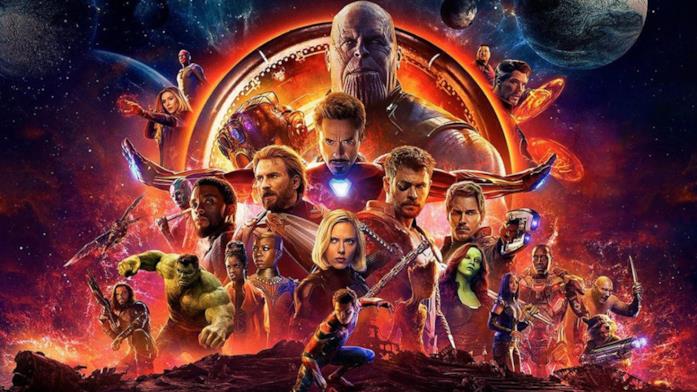 Gli Avengers al completo nel poster promozionale di Avengers: Infinity War