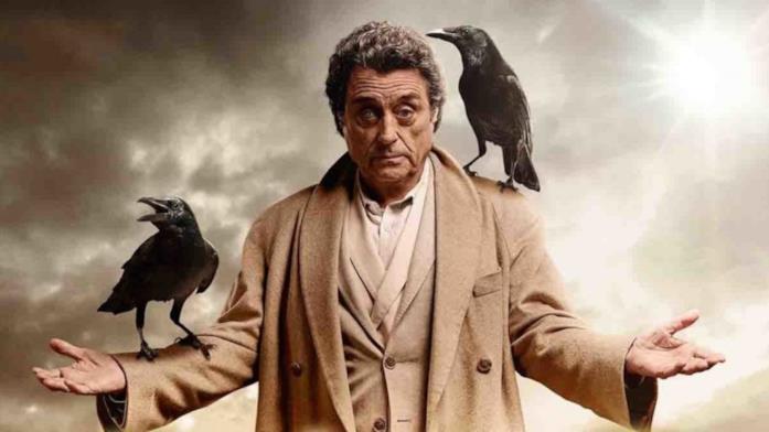 Primo piano di Ian McShane, uno dei protagonisti di American Gods