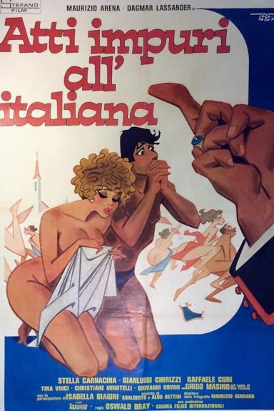 Poster Atti impuri all'italiana