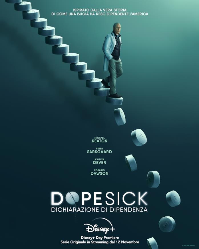 Il poster di Dopesick La locandina della serie