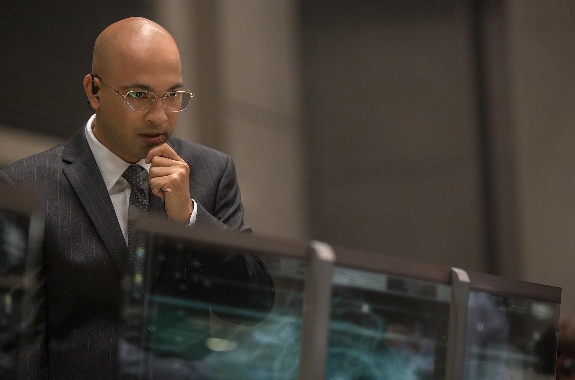 Maximiliano Hernández in una scena del film Captain America: The Winter Soldier