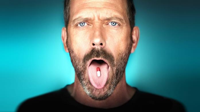 Hugh Laurie nei panni di Dottor House