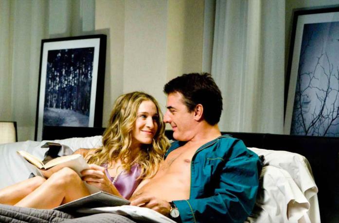 Sex and the City Una scena di Sex and the City con Carrie e Mr Big