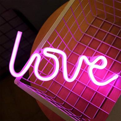 Pink Love Night Lights Led Neon Signs