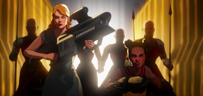 Episodio 1x9 di What If...? tutte le easter egg Shuri e Pepper corrono armate