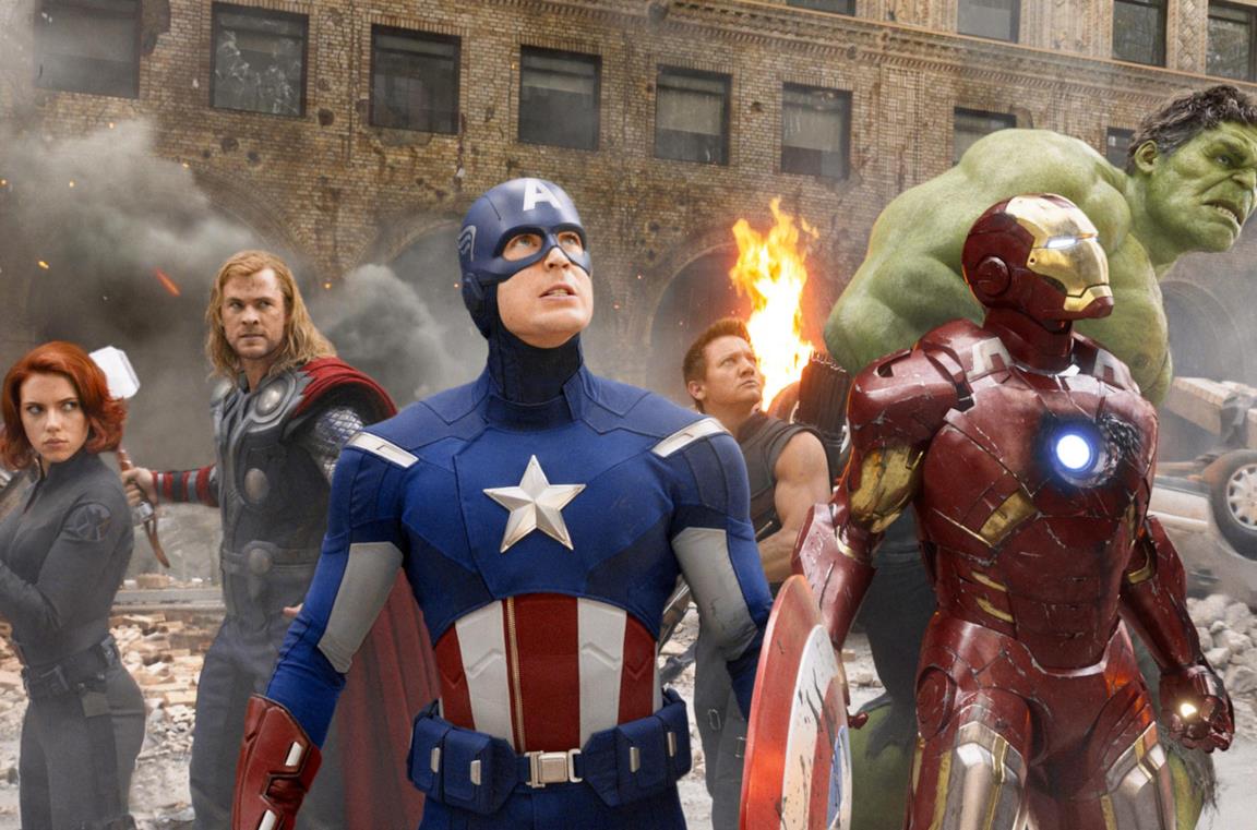 I sei Vendicatori originali in un'immagine di The Avengers