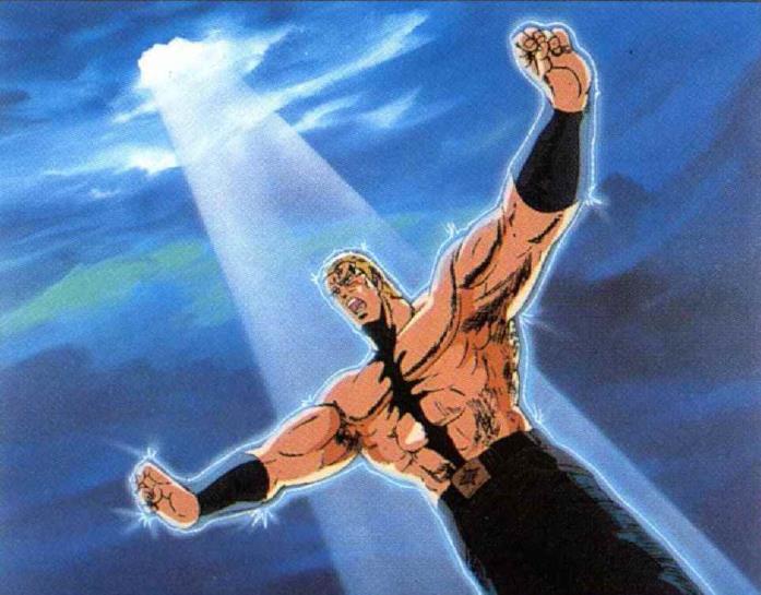 Souther combattimento contro kenshiro Souther final