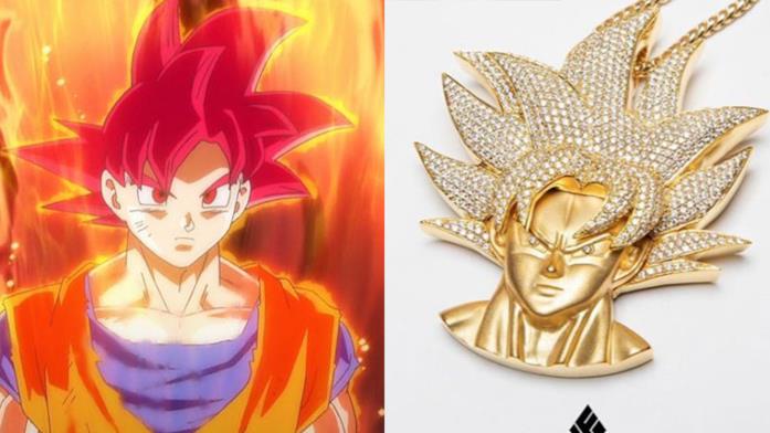 Goku Super Saiyan God e la collana ispirata al personaggio
