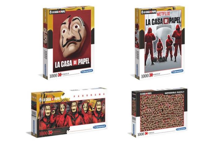 I quattro puzzle de La casa di carta