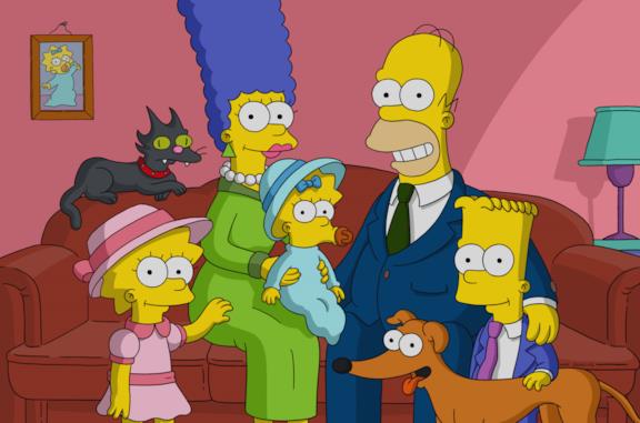 La famiglia Simpson al completo