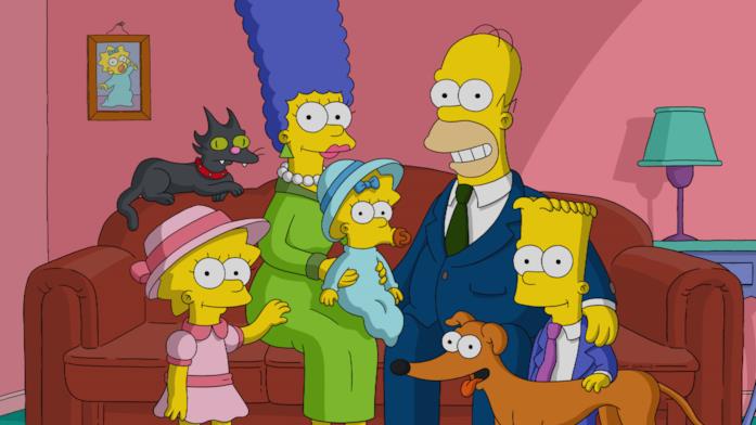 La famiglia Simpson al completo