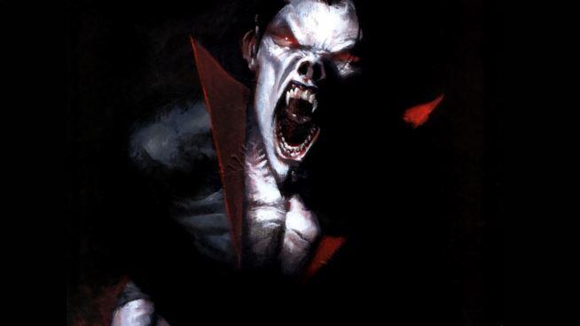 Un'illustrazione di Morbius a cura di Gabriele Dell'Otto