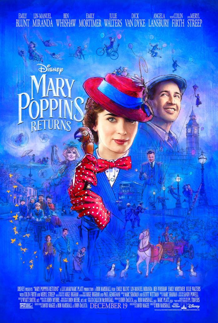 Il ritorno di Mary Poppins Il poster de Il ritorno di Mary Poppins