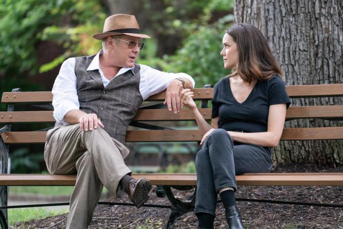 James Spader e Megan Boone in una scena di The Blacklist
