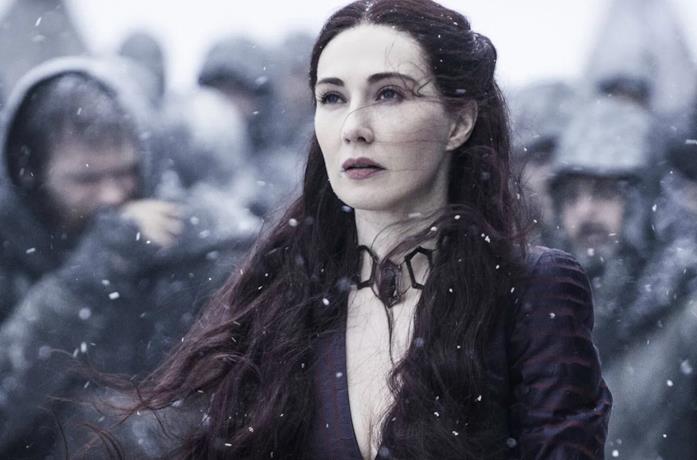 Carice van Houten in una scena di Game of Thrones