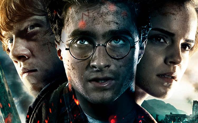 I protagonisti di Harry Potter nel poster de I Doni della Morte