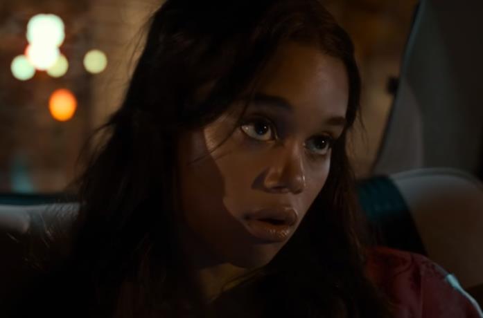 Un primo piano di Laura Harrier in Spider-Man: Homecoming