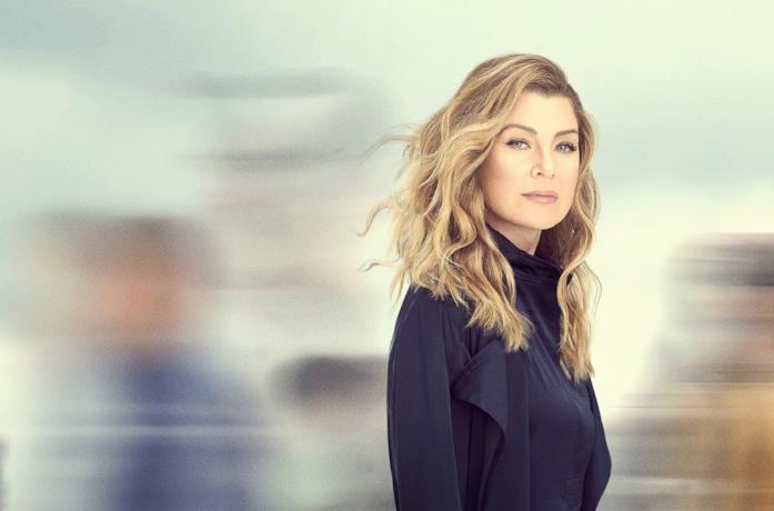 Il poster di Grey's Anatomy 16 con la protagonista Meredith